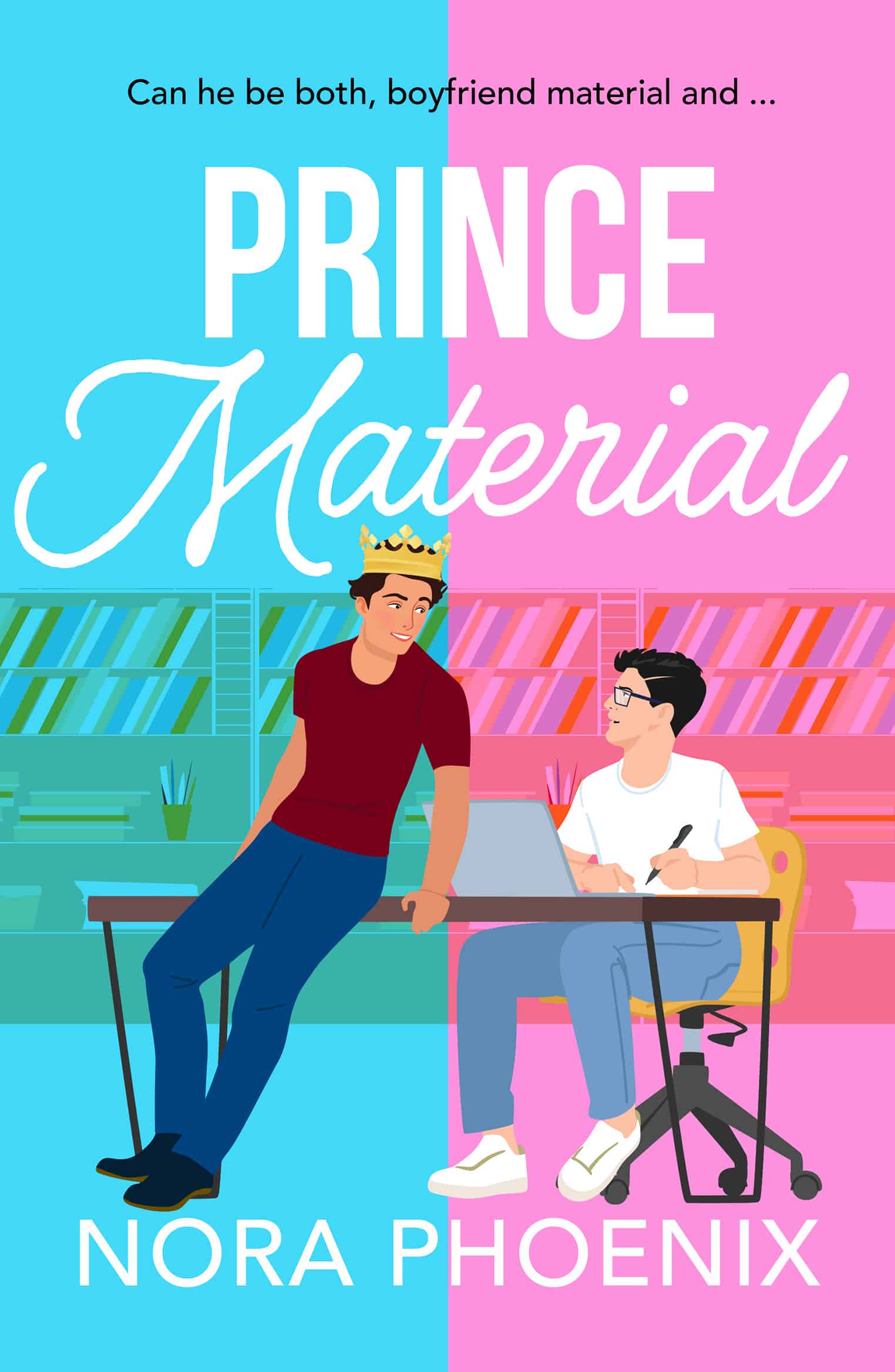 Book Cover of Prince Material by Nora Phoenix<br />
