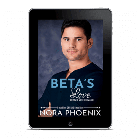 3d tablet render book cover Beta's Love by Nora Phoenix