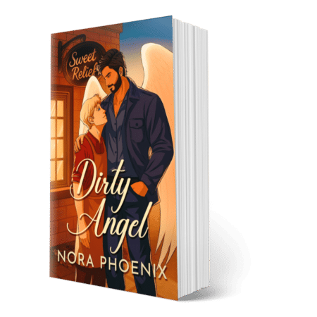 3D paperback render of Dirty Angel by Nora Phoenix