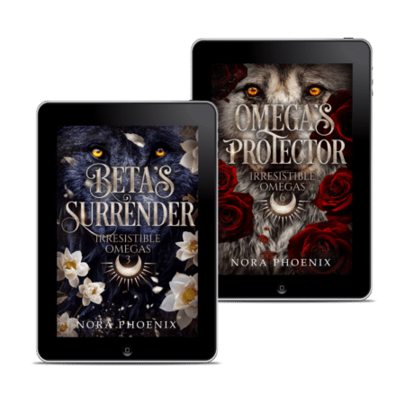 3d render of ebooks beta's Surrender and Omega's protector